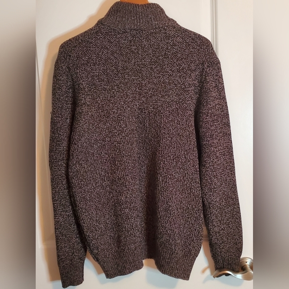 BASS Nice Mens Sweater with fleece  inside collar. Size XL - Picture 4 of 8